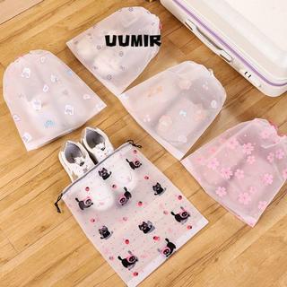 UUMIR 10 Túi Đựng Giày, Túi Giày Chống Bụi Hoạt Hình, Bộ Dụng Cụ Sắp Xếp Giày Thỏ Nơ Chống Ẩm Có Thể Tái Sử Dụng
