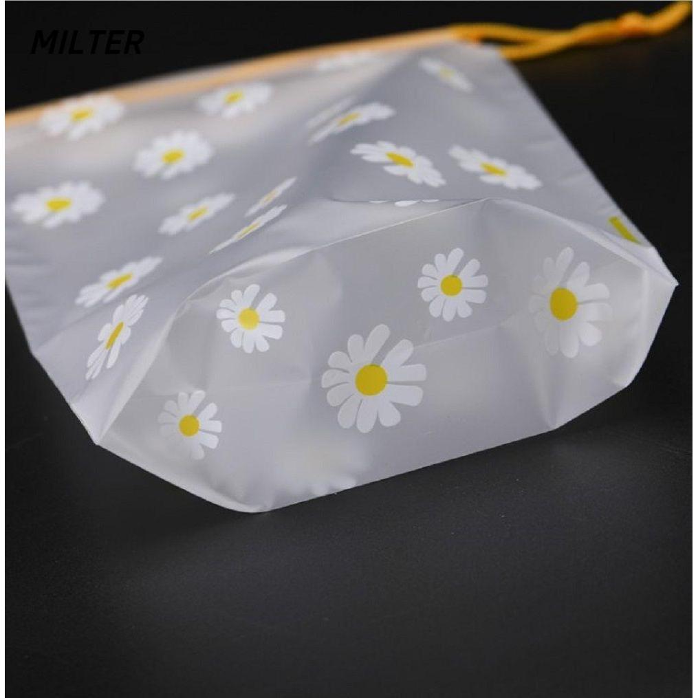 SỮA 1 Túi Dây Rút Tổ Chức Trong Suốt Túi Bảo Quản Sân Vườn Nhà Lưu Trữ Matte Túi Bảo Quản