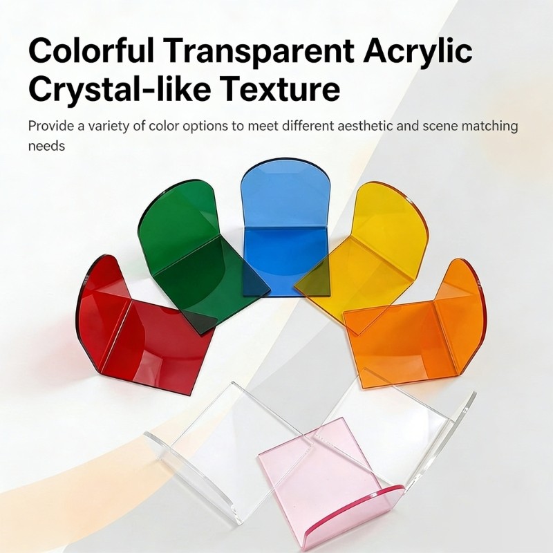 HO Acrylic Book Display Stand Bookends Display Book Picture Album Notebooks