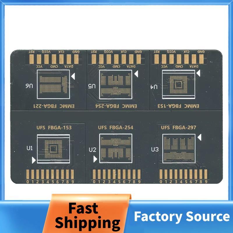 Flash 64 BGA ISP Board Flash 64 FBGA ISP EMMC FBGA 153 254 221 UFS FBGA 153 254 297 cho F64 Lite Ult