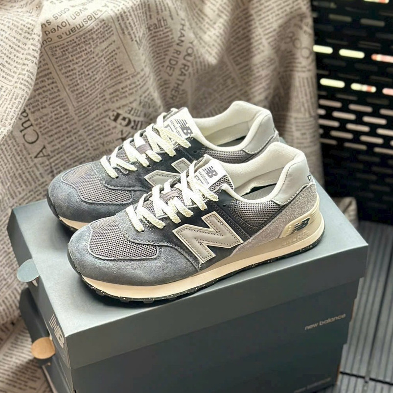 [Chính Hãng] Giày Thể Thao_Newbalance 574 Đen Xám Cực Hot Cho Nam Nữ.