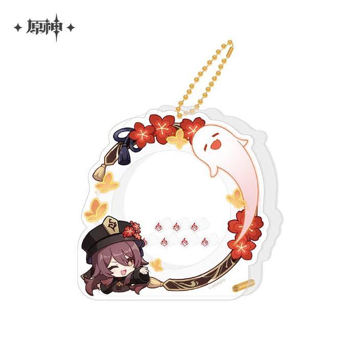 Hu Tao - Genshin Impact Avatar Frame Series Acrylic Badge Display Case - Genshin Impact Official Mer