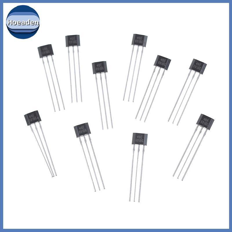 Hoeaden 10 chiếc Hall element 49E OH49E SS49E Cảm biến tuyến tính Cảm biến Hall VN