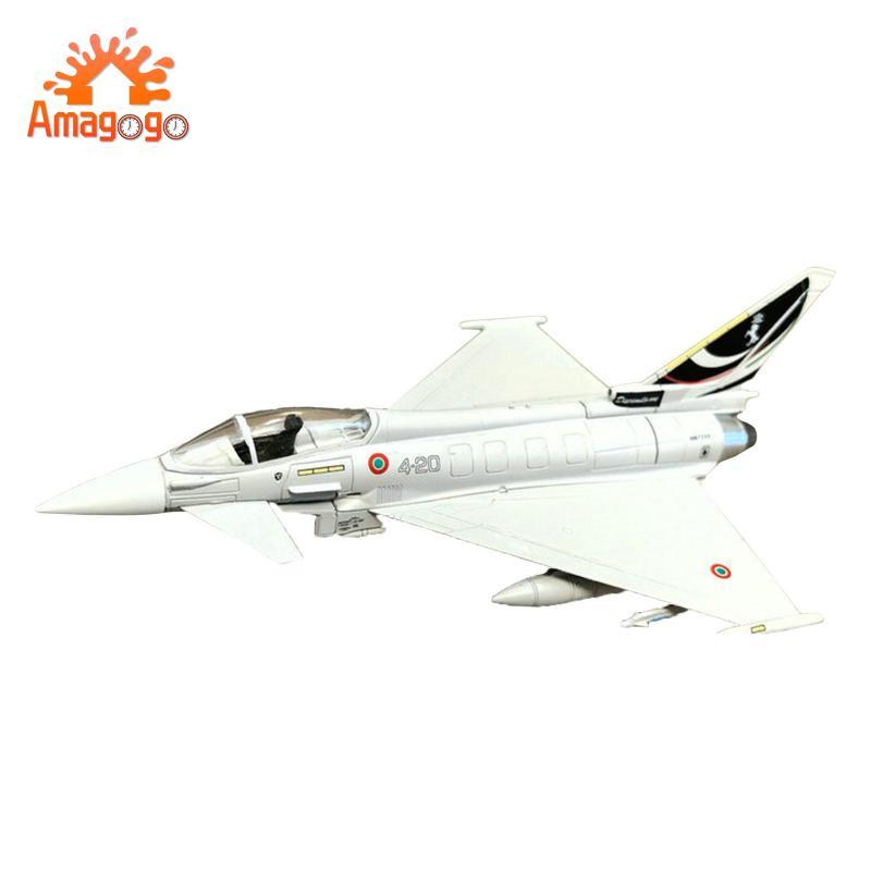 1 / 100 Ef2000 Máy Bay Tiêm Kích Phản Lực Sưu Tập Diecast Máy Bay Để Bàn Trang Trí Nam