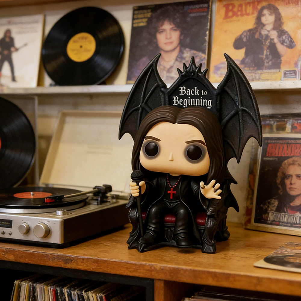 2025 Ozzy Farewell Show Resin Doll Decoration