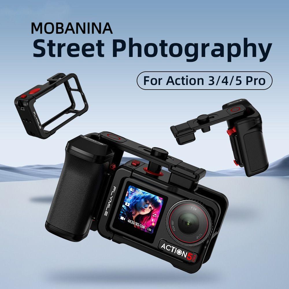 MOBANINA Street Grip Holder Frame, Tay cầm bằng nhựa Nút chụp Xplorer Grip Kit Handle, Khung kim loạ