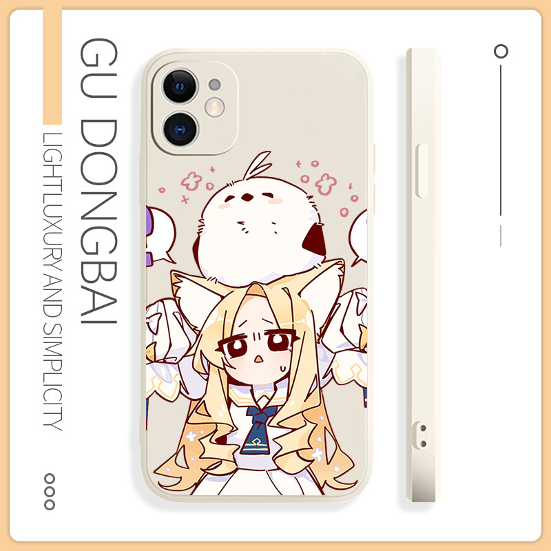 Ốp lưng Blue Archive Yurizono Seia iPhone 17 16 iPhone 15 14 13 12 11 Plus Pro Max X SE 7 6 TPU tron