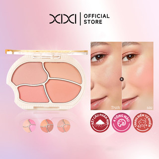 xixi Gấu Lười Phấn Má 4 Màu Matte, Độ Bóng Thấp, Tự Nhiên, Cô Gái Năng Động, Trang Điểm Giá RẻD703