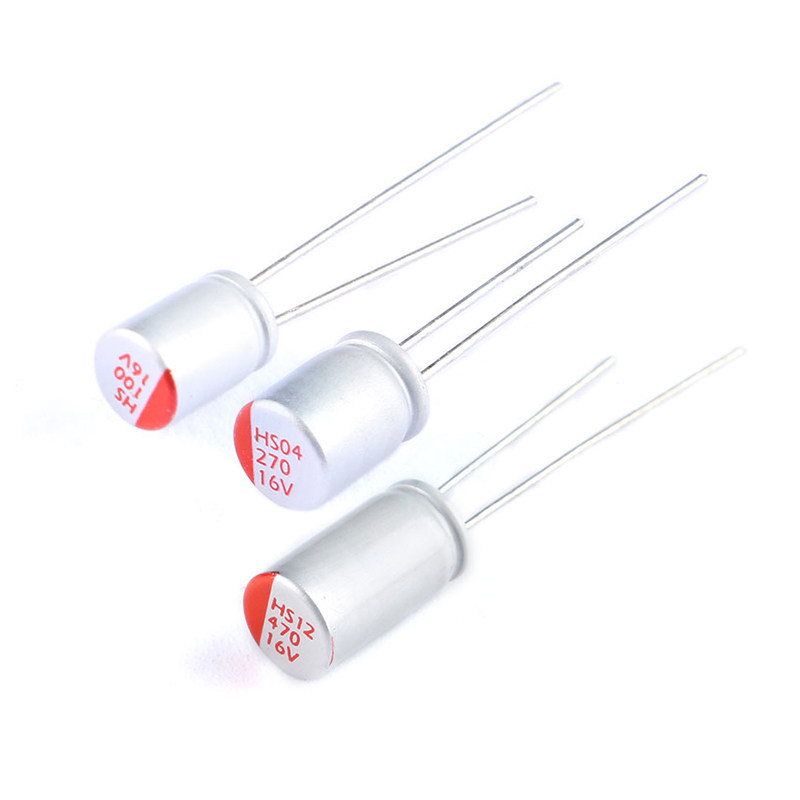 Tụ điện điện điện phân rắn nội tuyến 16V 100uF 220uF 270uF 330uF 470uF 680uF
