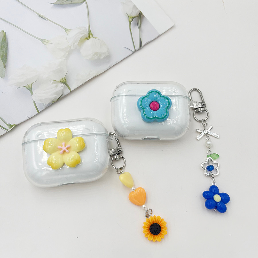 Ốp Lưng Hoa keychian Cho Soundcore Liberty5 / P40i P30i C30i Vỏ Tai Nghe Silicon Cho Soundcore C30i