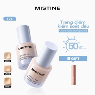  Kem nền chống nắng lâu trôi MISTINE Kem nền chống nắng SPF50 + PA + + + + 30g 