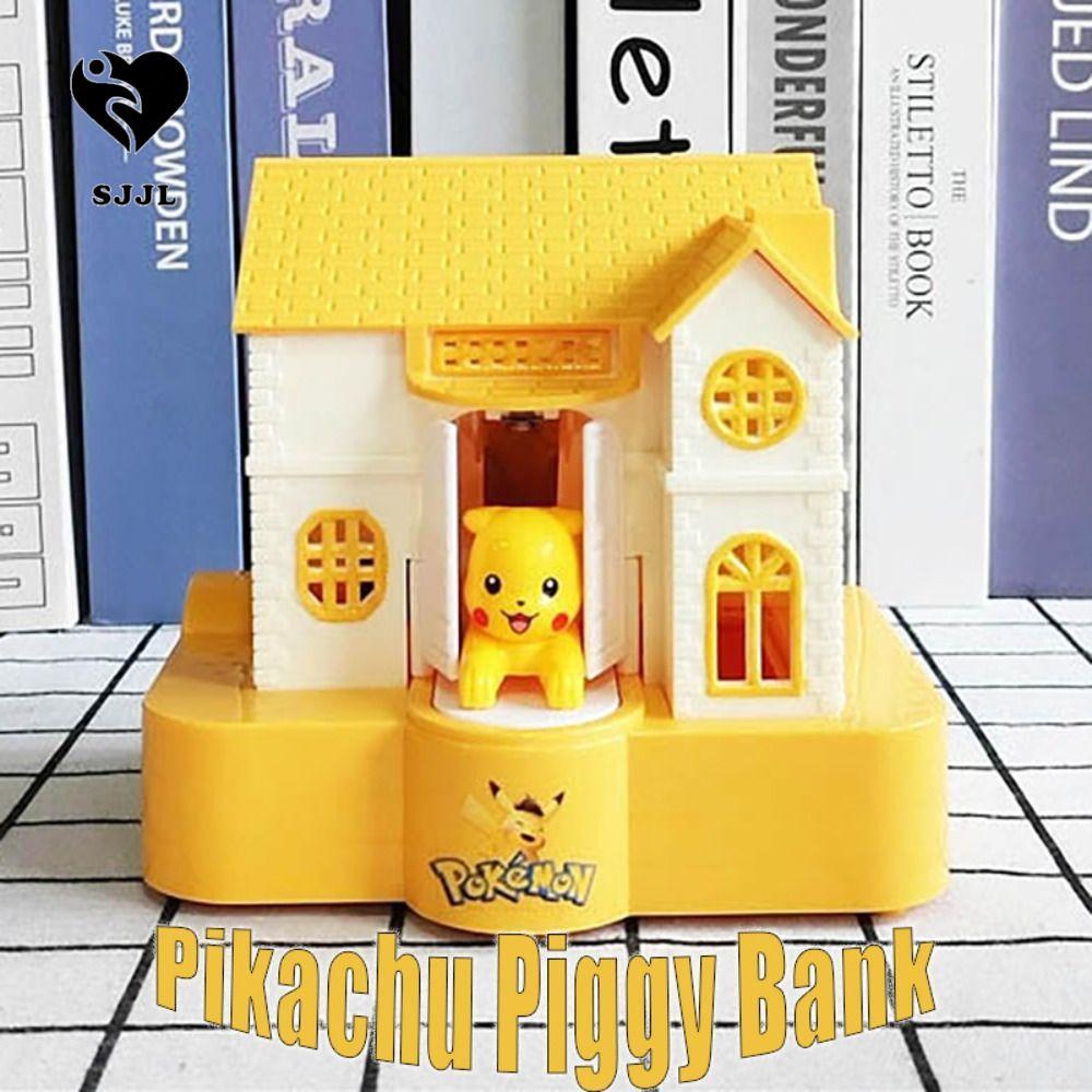 Hộp tiết kiệm nhà chó SJJL, Hộp lưu trữ nuốt tự động Ngân hàng heo đất điện tử, Anime Fun Dog Nhựa N