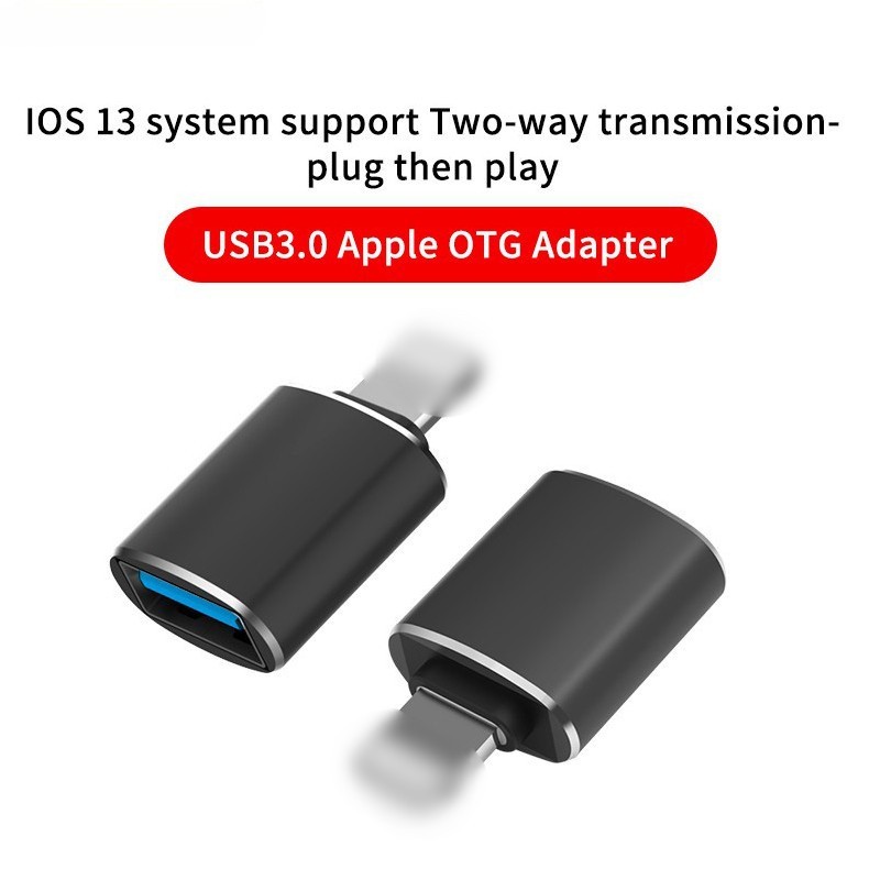 [IOS 13>>20] Đầu jack chuyển đổi OTG to USB A cho IP 12 13 14 ios AUST