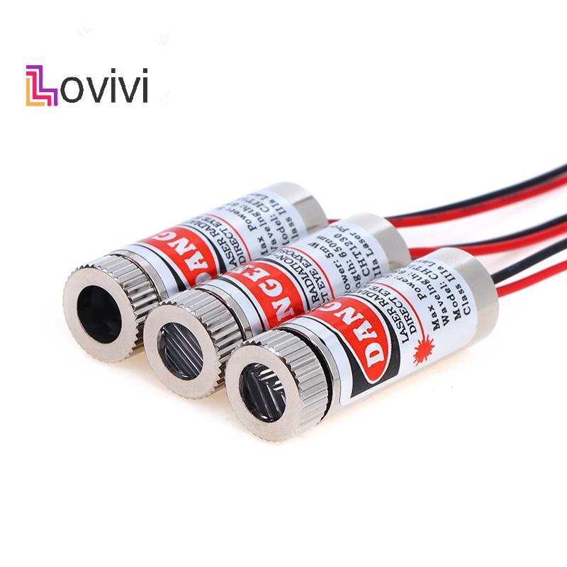[Lovivivi] 650nm 5mW Red Point / Line / Cross Laser Module Laser Tube 3v-5v Laser chấm được sử dụng 