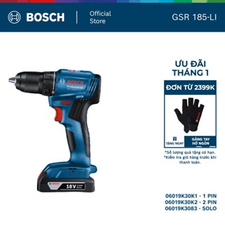  Máy khoan vặn vít dùng pin Bosch GSR 185-LI 