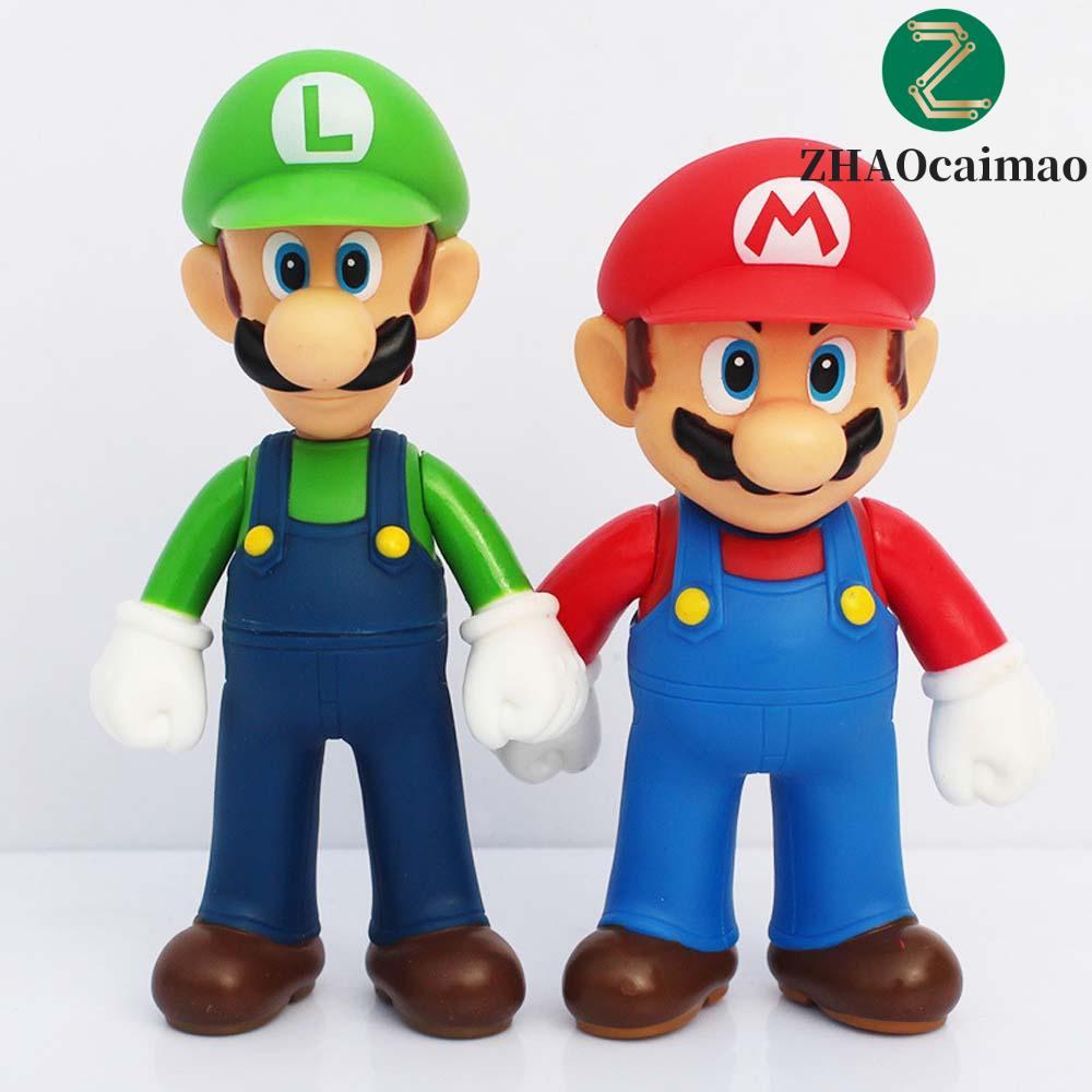 ZHAOCAIMAO Hình Đồ Chơi Mario Anime Mô Hình Trẻ Em Đồ Chơi Bộ Sưu Tập Mô Hình PVC Hoạt Hình Super Ma