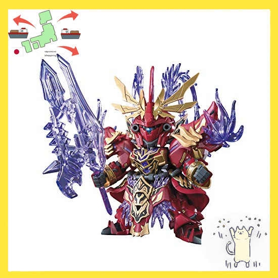 [Japanese Version] BANDAI SPIRITS SD Gundam: Sanguozoku Soukketsu Den - Lu Bu Sinanju & Akabaguma Pr