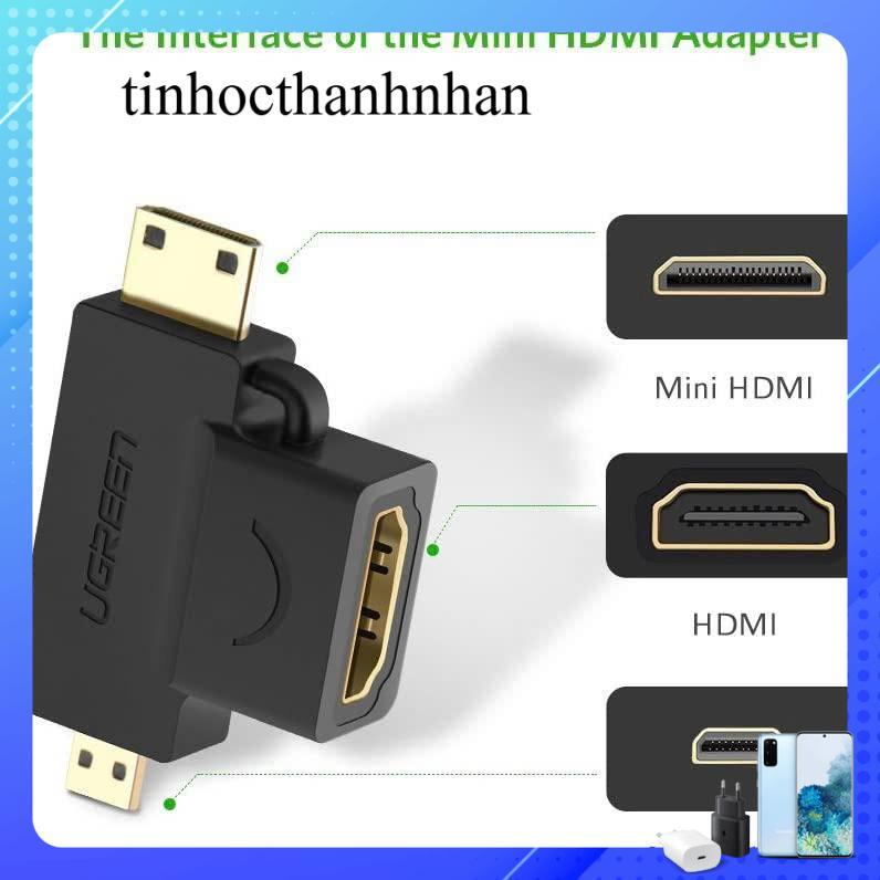 Ugreen Đầu đổi HDMI sang Mini HDMI và Micro HDMI UGREEN HD129 UG 20144