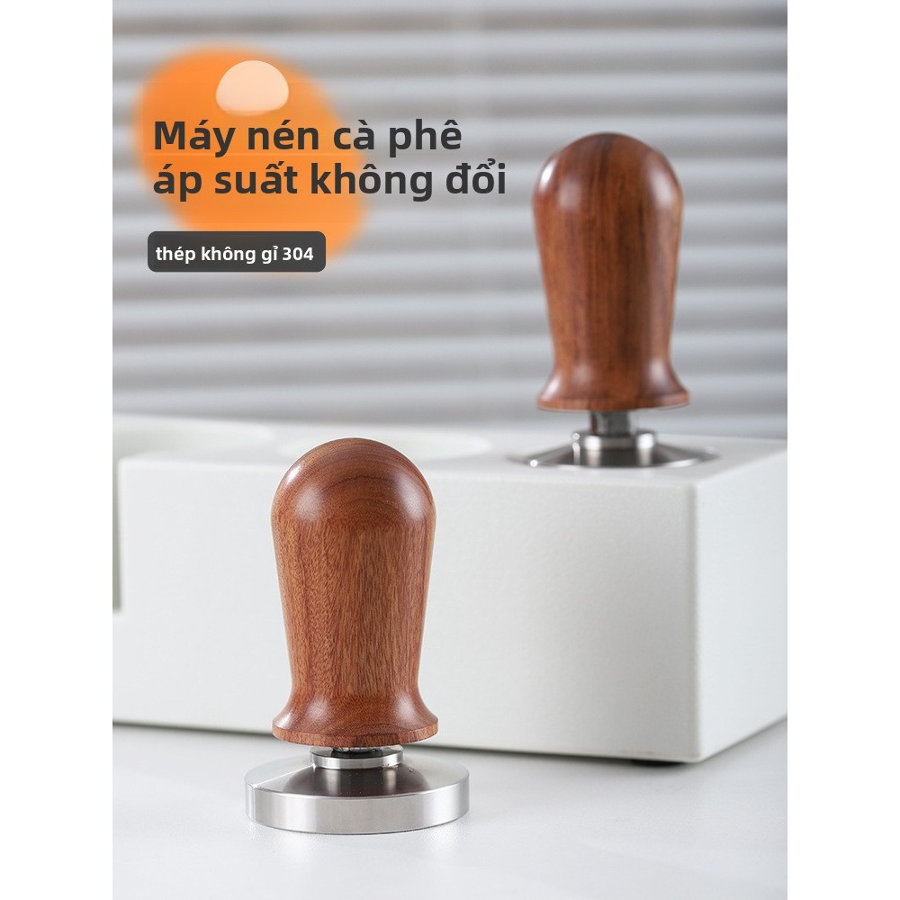 Flat Bottom đàn hồi bột báo chí búa Tamper nén cà phê lò xo trợ lực size 51mm 53mm 58mm
