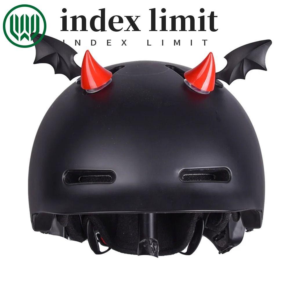 INDEX GIỚI HẠN 1 đôi Mũ lưỡi trai hình sừng cao su, Mũ bảo hiểm xe máy mát mẻ bằng silicon, Mũ bảo h