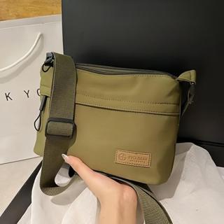 Túi Đeo Chéo Nữ Hàn Quốc Tối Giản, Nhiều Ngăn, Dung Lượng Lớn, Chất Nylon