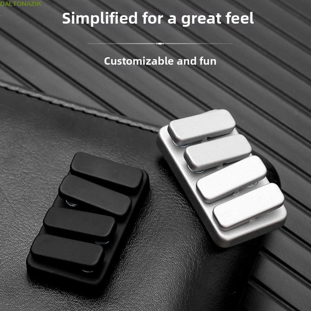 DALTONAZMH Fidget Slider, Cơ chế cưa hình chữ nhật Đồ chơi cảm giác Mini, Công cụ giải nén Di động H
