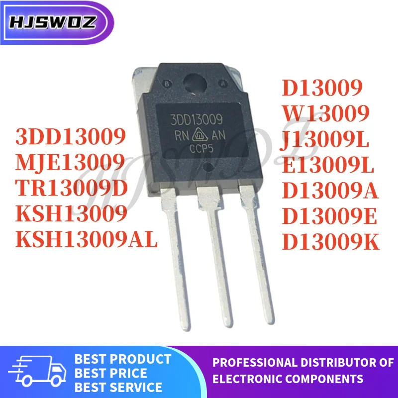 5 CHIẾC MỚI 3DD13009 D13009A D13009E D13009K E13009L J13009L TR13009D W13009 MJE13009 KSH13009AL KSH