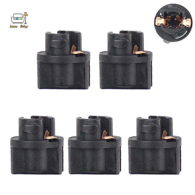 [Onw] 5 Đèn Tín Hiệu T5 Led Twist Soet Bảng Điều Khiển Cụm Soet Giá Đỡ Đèn Đế T5 Đế Bóng Đèn Ô Tô [t
