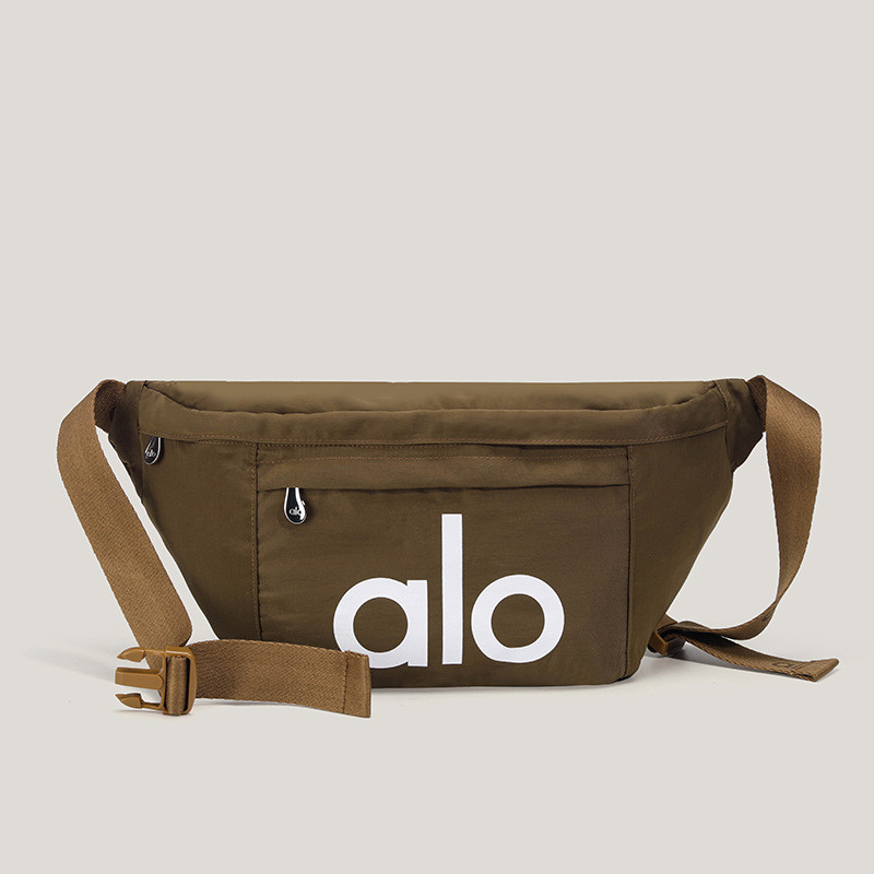 alo yoga Sports chest bag, fitness crossbody bag, large-capacity shoulder bag