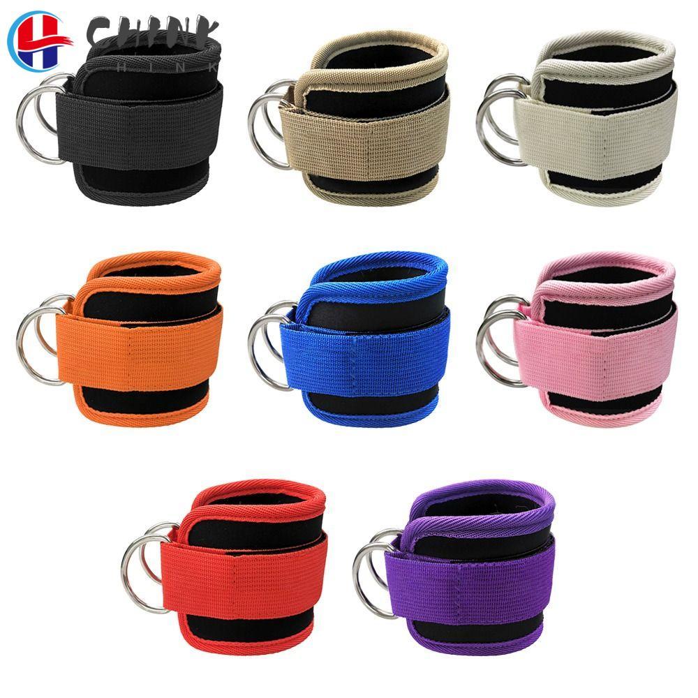 CHINK D-Ring Bảo Vệ Chân Cho Tập Gym - Có Khóa và Vòng Tay