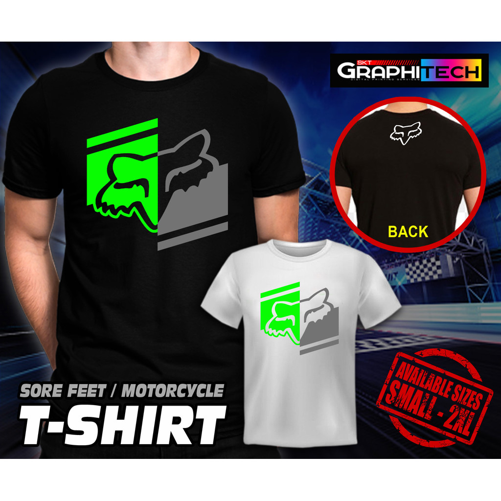 Người đam mê xe máy / Đua xe / Áo thun thời trang Jersey Fox Racing