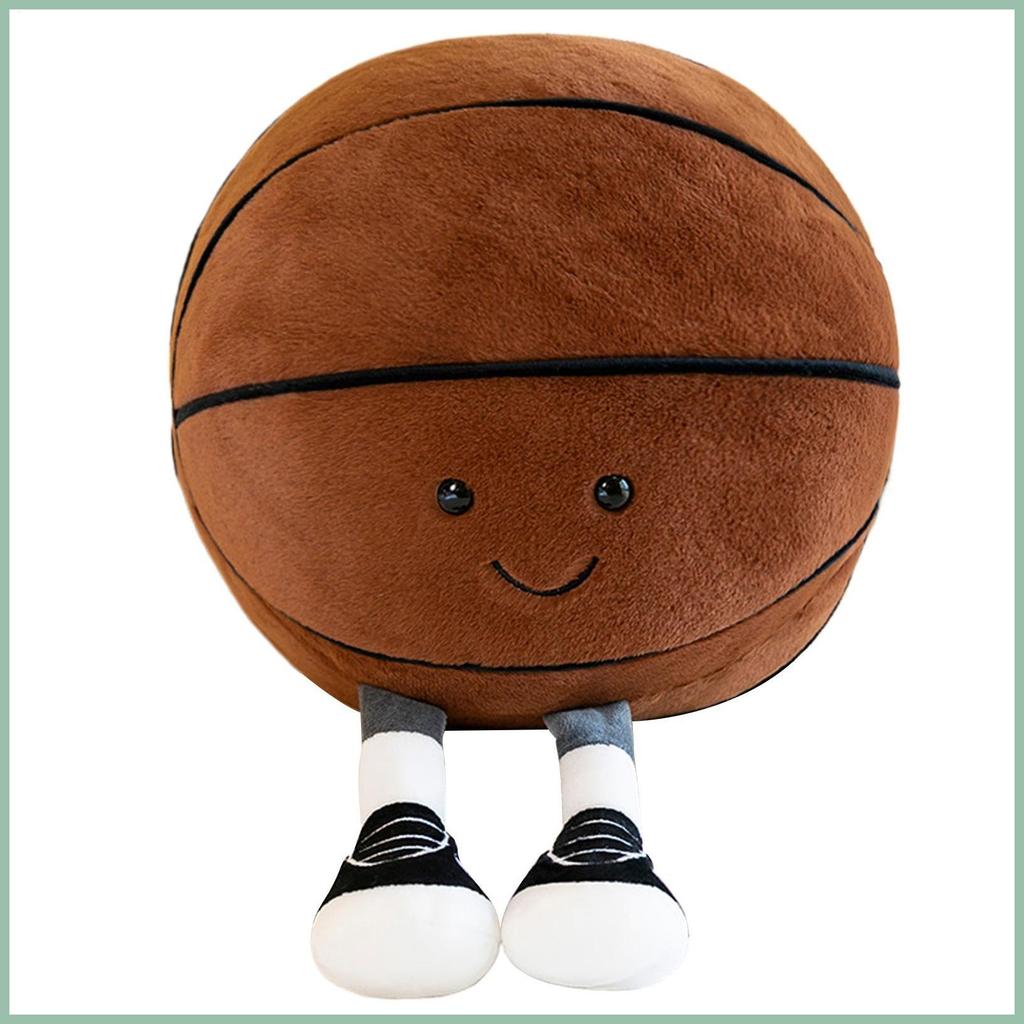 Dành Cho Jellycat Bóng Thể Thao Nhồi Bông Sang Trọng Bóng Rổ Đồ Chơi Bóng Đá Búp Bê Sang Trọng Mềm M