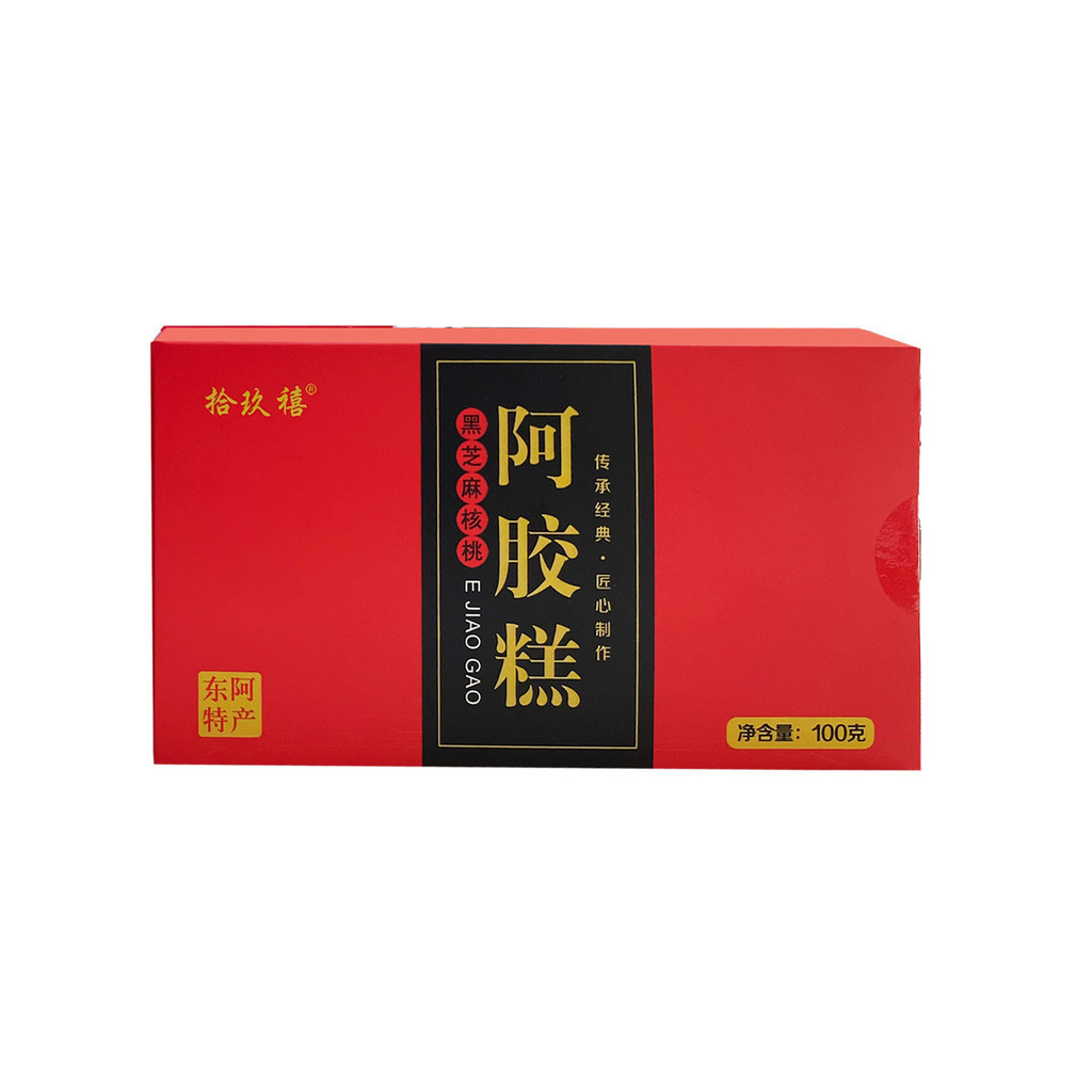 [Hàng có sẵn] Bánh Walnut Ejiao East Ejiao 100g Đóng gói riêng mè đen Quả óc chó Ejiao Bánh Ejiao ăn