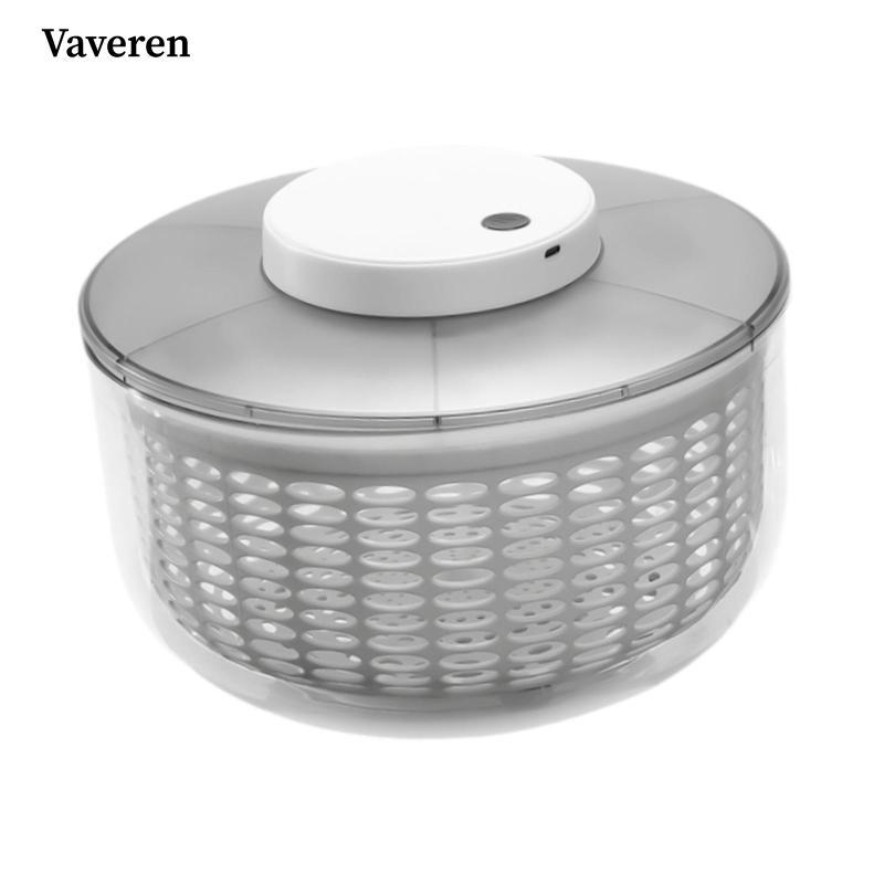 Vaveren Electric Salad Spinner 6 L Máy rửa salad chay nhanh không dây