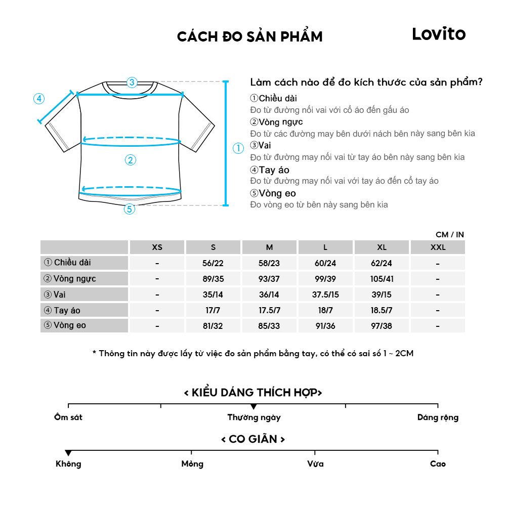 Lovito Phong cách thường ngày Áo sơ mi ren dễ thương có nút phía trước phù hợp cho mùa xuân/hè dành cho phụ nữ L154ED1015 | BigBuy360 - bigbuy360.vn