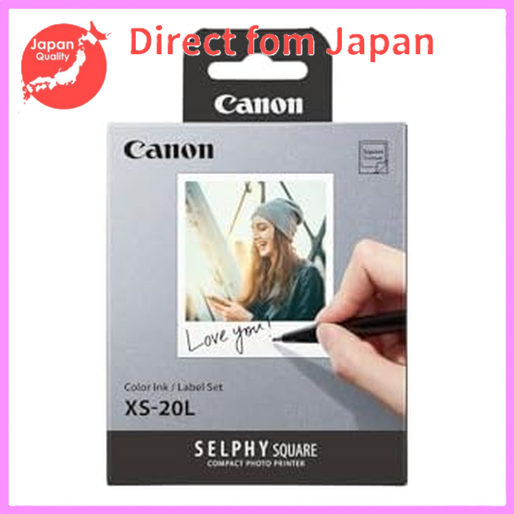 Bộ nhãn/mực màu Canon SELPHY SQUARE cho QX10/QX20 XS-20L  [Gửi trực tiếp từ Nhật Bản]