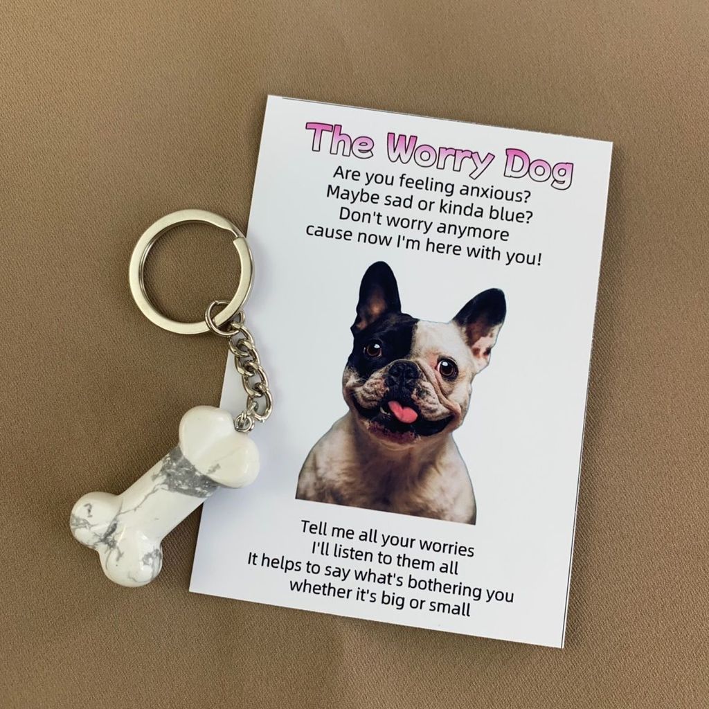 5ya Keychain-style dog gifts, small gifts, bone-shaped items, niche crystal products, hot-selling it