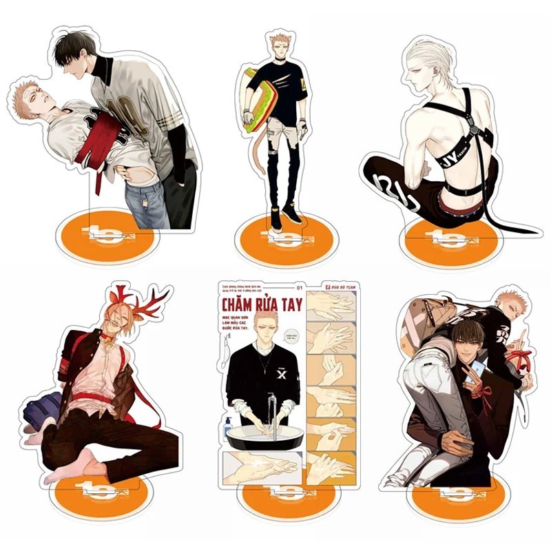 Standee 19 Days mô hình acrylic trang trí bàn học nhân vật Hạ Tiên Kiến Nhất Mạc Quan Sơn truyện tra