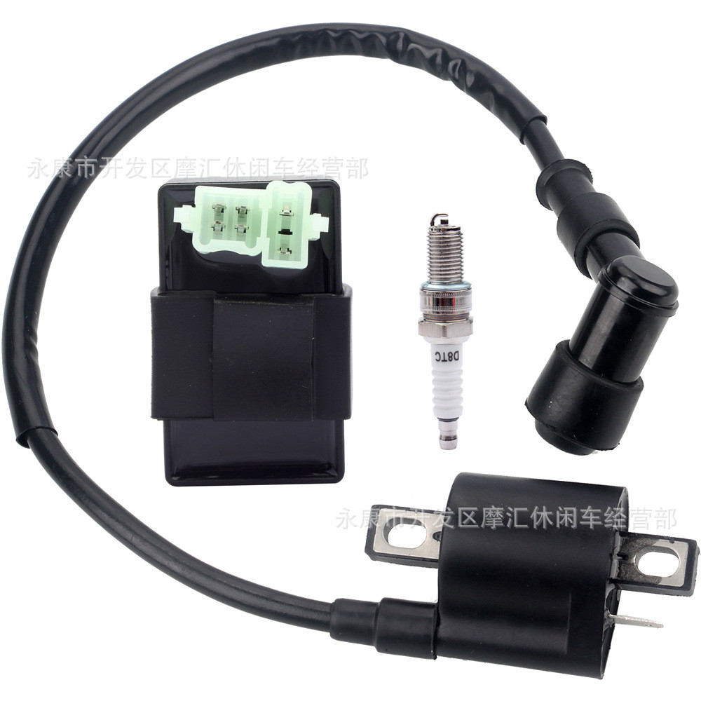 Xe máy địa hình ATV Bốn bánh ATV Phụ kiện ATV CG125-250cc Gói điện áp cao Đánh lửa Cuộn dây Bugi LC2