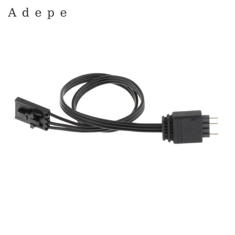 Cáp Chuyển Đổi Quạt 4 Pin RGB Sang ARGB 5V 3 Pin Kết Nối Đèn Di Động Nút LL120 140 QL Bộ Chia 25cm P