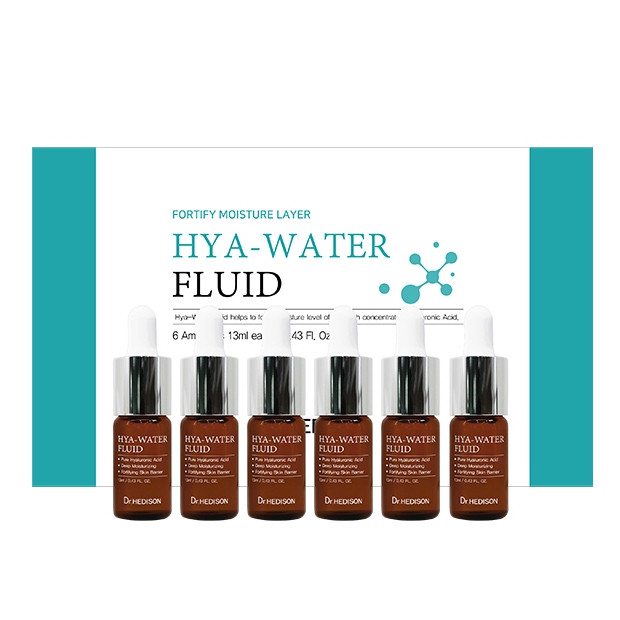 HỘP 6 LỌ Tinh chất Hya – Water Fluid Dr Hedison 6 Ampoules 13ml Each HHSPA