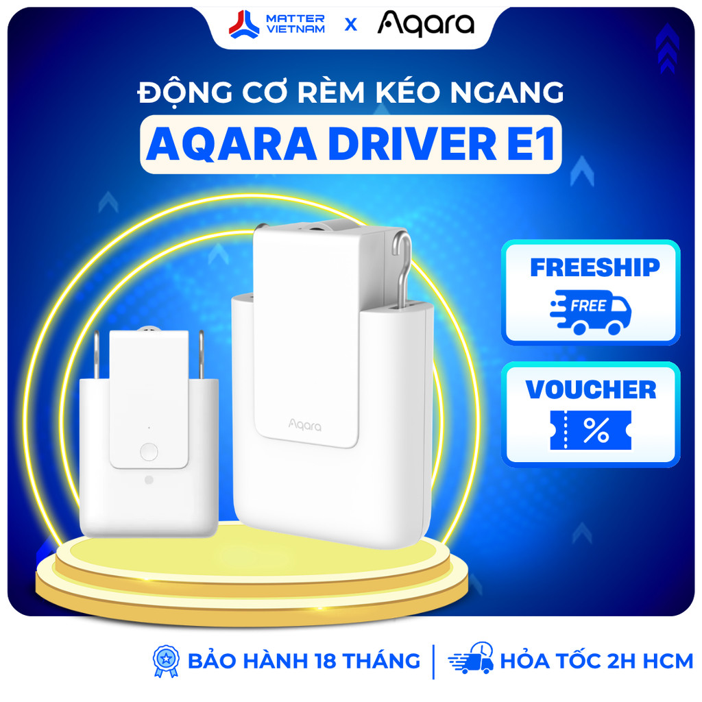 Aqara Curtain Driver E1, Động Cơ Kéo Rèm Thông Minh, Dùng Pin, Tương Thích Apple HomeKit - BẢN QUỐC 
