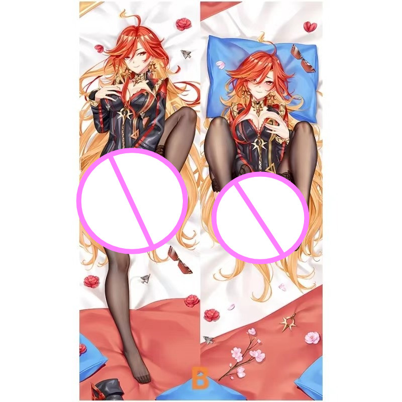 Genshin Mavuika Tác Động Dakimakura Anime Gối Hai Mặt Gợi Cảm Gối Đệm Vỏ Otaku Vỏ Gối