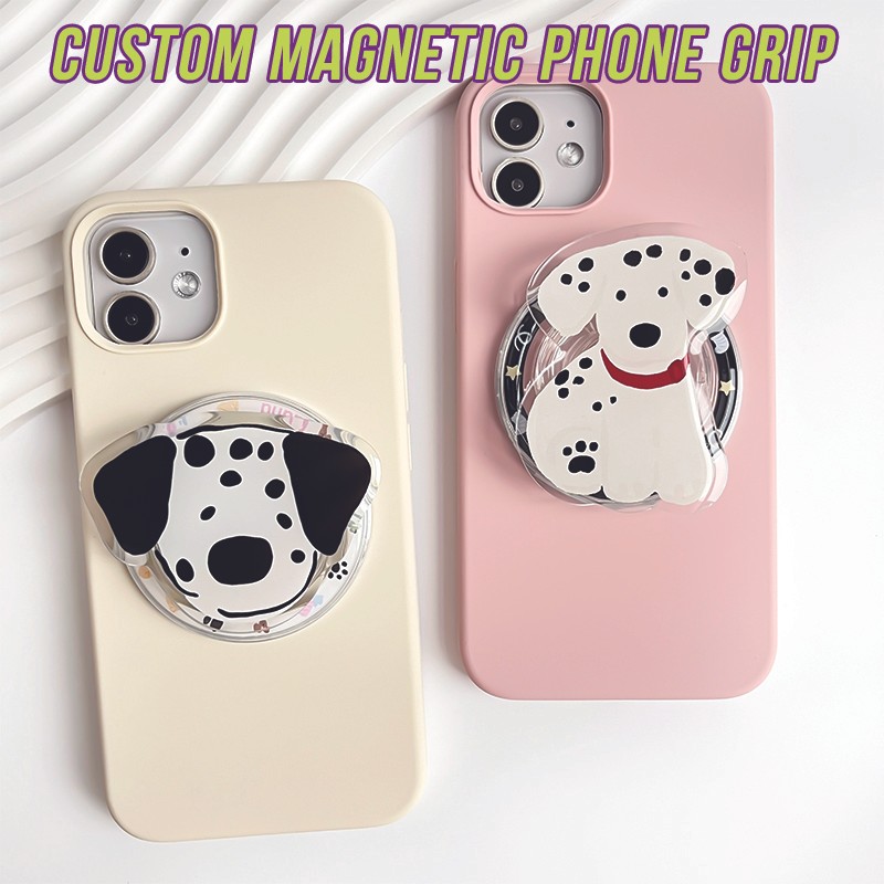 Magnetic phone grip Tok cell phone holder foldable expanding phone stand mobile accessories for iPho