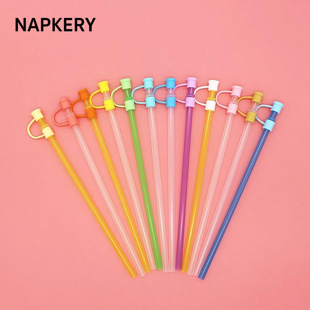 NAPKERY Ống Hút Topper, Nắp Niêm Phong Tốt Bảo Vệ Ống Hút Vỏ, Nhỏ Gọn Chống Bụi 8 Mm Đầu Ống Hút Nắp