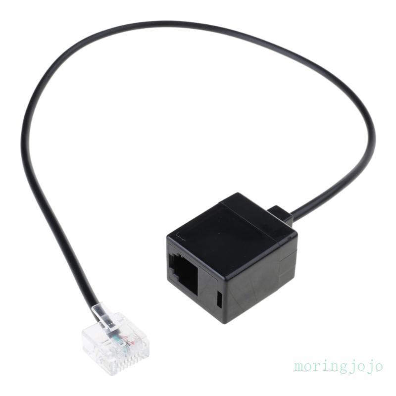 RJ45 to RJ11 Converter Cable for Landline Connection RJ45 8P8C to RJ11 6P6C Cord