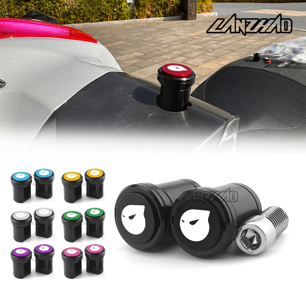 Dành Cho Lambretta X300 x125 v200 v125 CNC Gương Lỗ Adapter marus Gương Bu Lông Bao