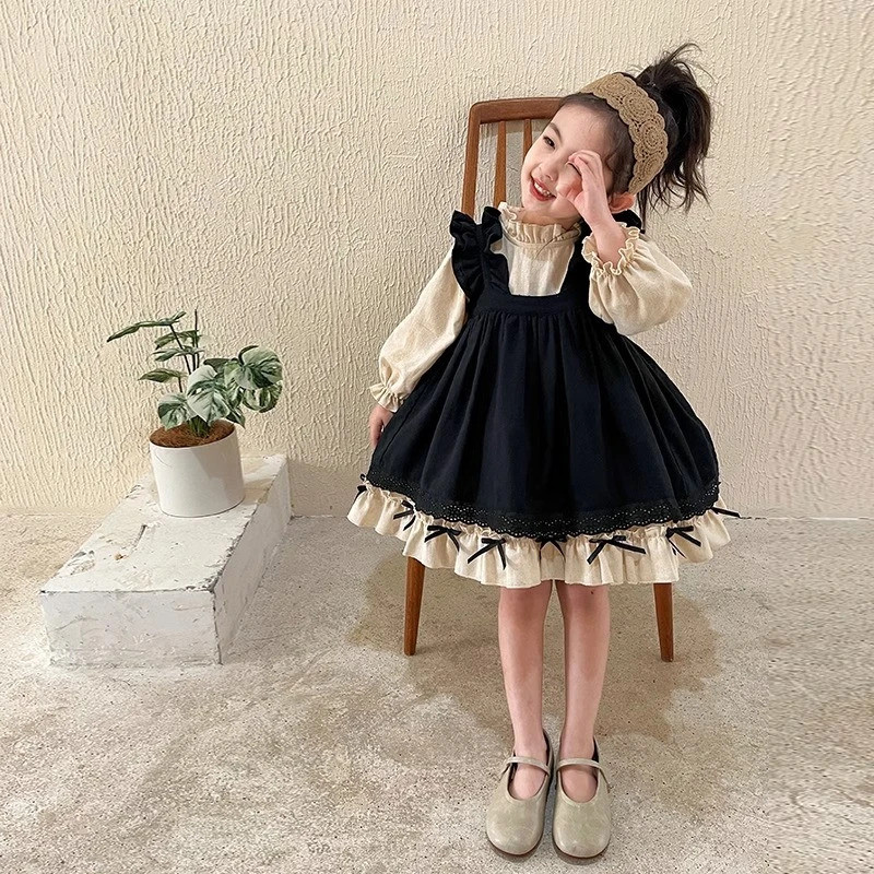 Đầm Thu Đông Cho Bé Gái Đầm Công Chúa Lolita Đầm Thời Trang Cho Bé Gái Quần Áo Xuân Thu Cho Trẻ Em