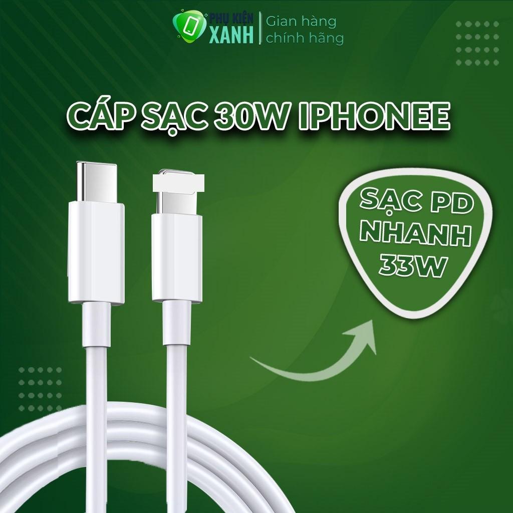 Cáp sạc nhanh 30W Type C to LN, cáp sạc 30W , cáp sạc PD 30W truyền dữ liệu ổn định - DS30WC
