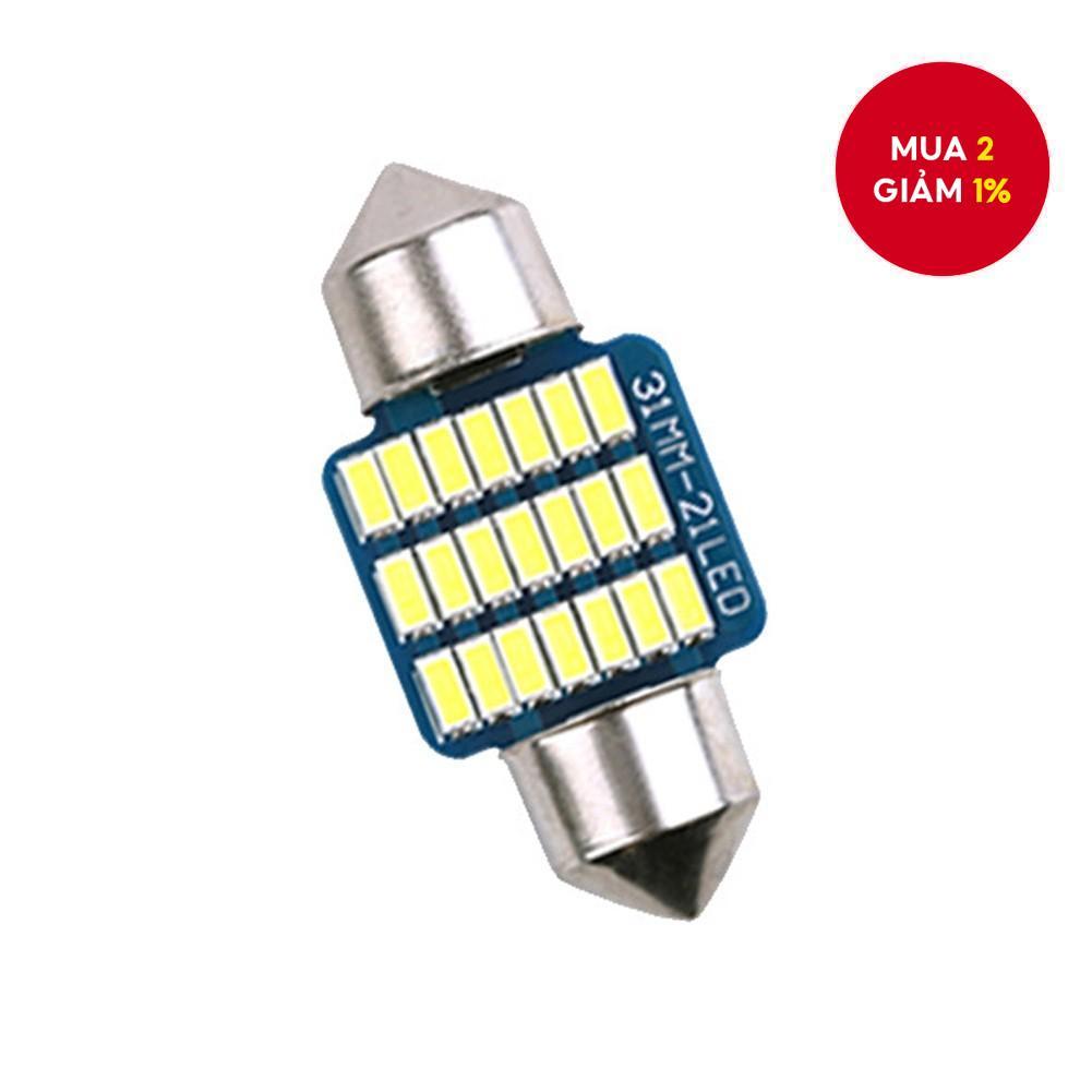 1 cái đèn LED 31mm Festoon Dome cho nội thất xe Toyota Fortuner Hilux Innova 12V